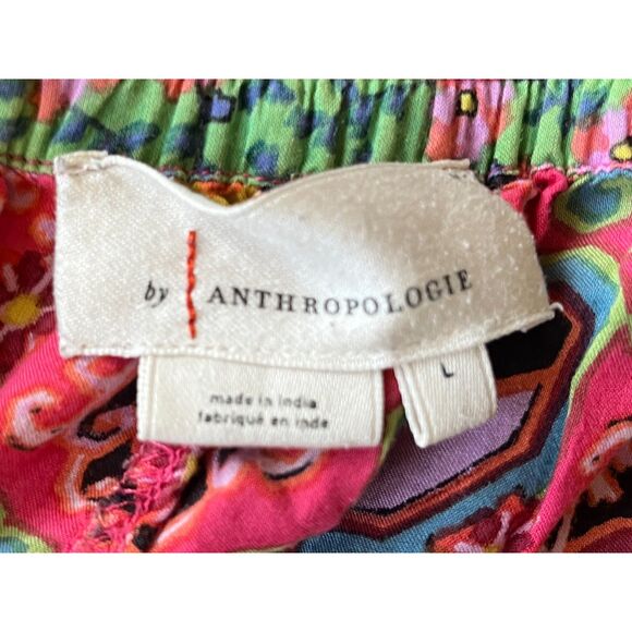By Anthropologie Multicolor Joanie Boho Harem Bloomer Pants   Women's Size Large - Picture 3 of 7